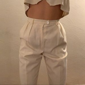 Cream Trousers